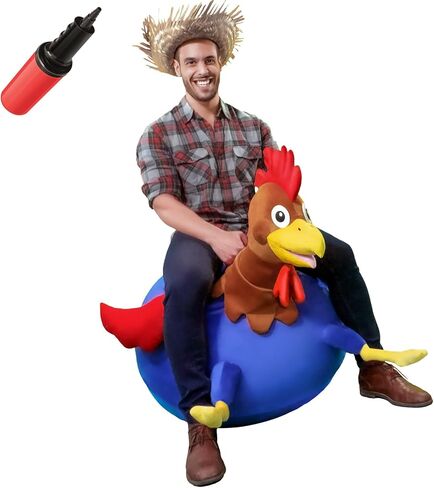 WALIKI Hopper Ball for Adults Ages 13-101 | Hippity Hop | Jumping Hopping Ball (Rooster) in Kuwait