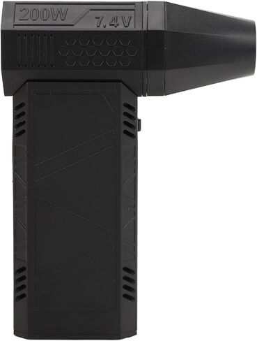 Small Blower, Compressed Air Duster Electric Duster Air Blower For Electronics Brushless Jet Dry Fan for Household Cleaning (Black) in Saudi Arabia