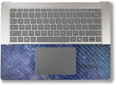 Glossy Glitter Laptop Skin متوافق مع Alienware X16 R2 (2024) - Golden Stars - Premium 3M Vinyl Protction Wrap Cover - من السهل تطبيق | مصنوع في الولايات المتحدة الأمريكية من قبل Mayyskins in Kuwait