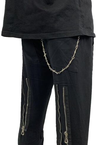 Pants Chain for Men Women Punk Layered Jeans Chains Wallet Chain Rock Chains Trouser Chain Belt Chain Gothic Hip Hop Pants Chain for Women Men Halloween Costume Accessories in Kuwait