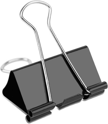 Ufmarine 200 Pcs Binder Clips Assorted Size, Paper Clips for Office, Extra Large, Large, Medium, Small, Extra Small and Mini in Saudi Arabia