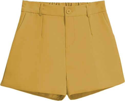 Betusline Women's Casual High Waisted Dress Shorts in Kuwait