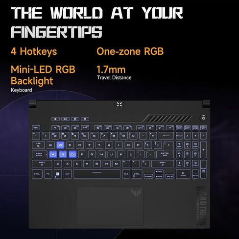 ASUS TUF A15 VR-Ready Gaming Laptop, 15.6" FHD 144Hz, AMD Ryzen 7 7435HS, NVIDIA GeForce RTX 3050, 32GB DDR5 RAM, 1TB SSD, Backlit KB, RJ-45, Bundle with PCO Notebook Fold Radiator, Cooler in Saudi Arabia