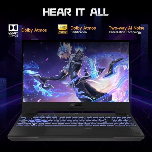 ASUS TUF A15 VR-Ready Gaming Laptop, 15.6" FHD 144Hz, AMD Ryzen 7 7435HS, NVIDIA GeForce RTX 3050, 32GB DDR5 RAM, 1TB SSD, Backlit KB, RJ-45, Bundle with PCO Notebook Fold Radiator, Cooler in Saudi Arabia