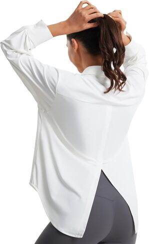 Libin Women's Sun Protection Shirts Long Sleeve UPF50+ Button Down Shirt Quick Dry Swim Beach Cover Up for Hiking Safari in Saudi Arabia