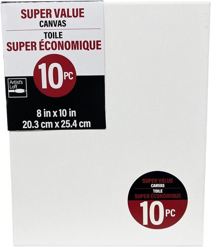 Michaels 6 Pack 10"; x 20"; Super Value Canvas Pack by Artist's Loft™ Necessities™ in Saudi Arabia