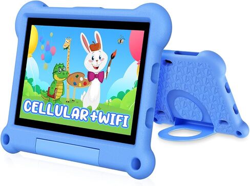ADREAMER Kids Tablet 10 inch Android 13 Toddler Tablet Octa Core 64GB+128GB, Cellular+WiFi+GPS, with Parental Control, Pre-intalled iWaWa, EVA Case, 10-hr Battery, HD Display. in Saudi Arabia