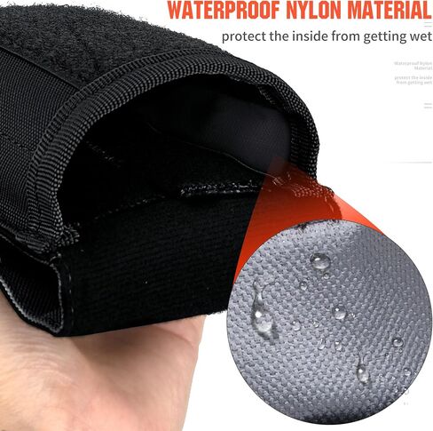 bvya Adjustable Tactical Molle Phone Pouch Holster Belt Carrying Case Cover for iPhone 16 Pro Max/16 Pro/16/15 Pro Max/15 Pro/14 Pro Max/13 Pro Max in Kuwait