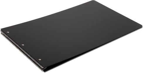 11x17 Screw Post Binder Acrylic Panel with Fixed Posts Black in Saudi Arabia