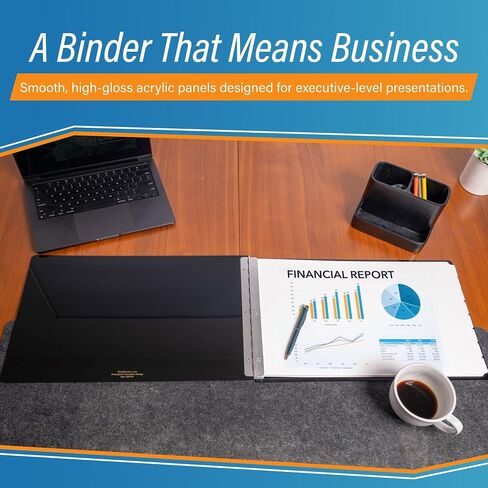 11x17 Screw Post Binder Acrylic Panel with Fixed Posts Black in Saudi Arabia