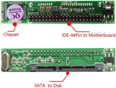 xiwai SATA Disk to IDE/PATA 40Pin Motherboard Converter Adapter PCBA for Desktop & 2.5 3.5" Hard Disk Drive in Kuwait