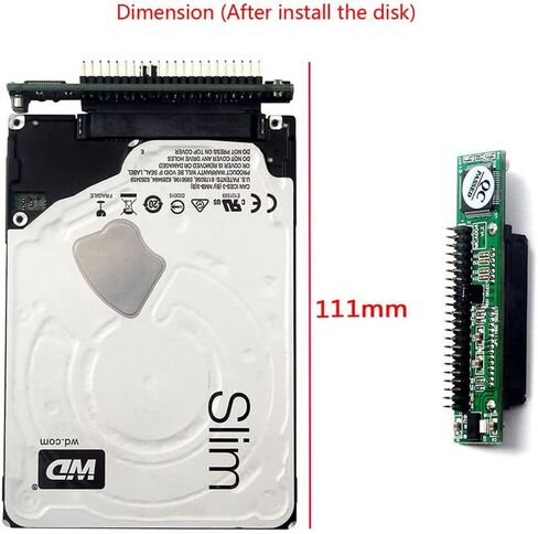 xiwai SATA Disk to IDE/PATA 40Pin Motherboard Converter Adapter PCBA for Desktop & 2.5 3.5" Hard Disk Drive in Kuwait