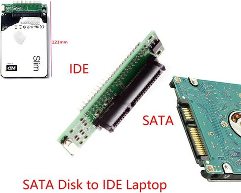 xiwai SATA Disk to IDE/PATA 40Pin Motherboard Converter Adapter PCBA for Desktop & 2.5 3.5" Hard Disk Drive in Kuwait