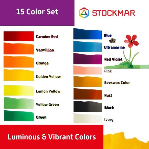 Stockmar Modeling Beeswax - 3 Assorted Pieces Red Yellow Blue in Saudi Arabia