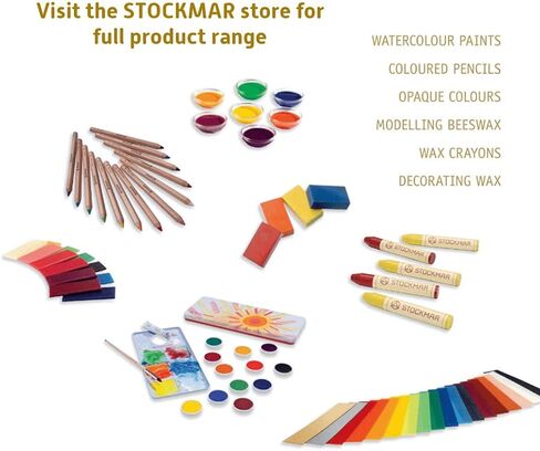 Stockmar Modeling Beeswax - 3 Assorted Pieces Red Yellow Blue in Saudi Arabia
