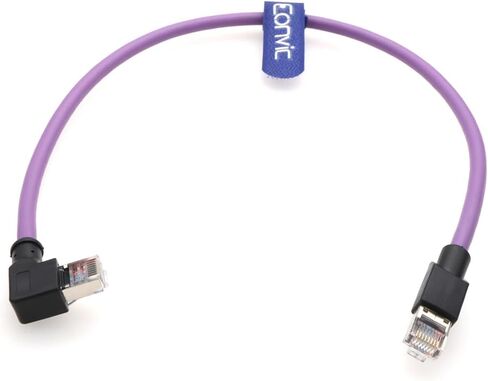 Eonvic RJ45 to RJ45 Male Cat6 26AWG High Flex Industrial Ethernet Cable Multi-Angle Gigabit 8 Core Cable for Industrial Switches Cameras PoE Devices in Saudi Arabia