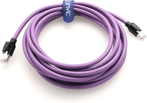 Eonvic RJ45 to RJ45 Male Cat6 26AWG High Flex Industrial Ethernet Cable Multi-Angle Gigabit 8 Core Cable for Industrial Switches Cameras PoE Devices in Saudi Arabia