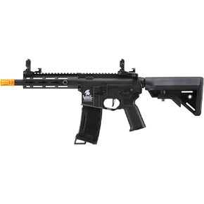 Lancer Tactical Gen 3 Lightweight Durable Polymer M4 Airsoft MLOK AEG w/High Speed Mid Cap with Programmable Fast Trigger (ETU & MOSFET)