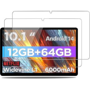 واقي الشاشة لـ Callsky-Tab CTAB 10 Tablet 10.1inch ، HD Hed Glass ، 9H صلابة ، خدش ، مضاد للانجراف ، واقي أفلام زجاجي مقسى لـ Callsky-Tab CTAB 10 [2 Pack]
