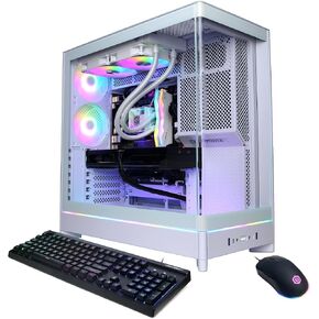 CyberPowerPC Gamer Xtreme VR Gaming PC, Intel Core i7-14700F 2.1GHz, GeForce RTX 5070 Ti 16GB, 32GB DDR5, 2TB PCIe 4.0 SSD, WiFi Ready & Windows 11 Home (GXiVR8680A6)