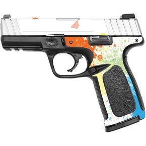 MightySkins Skin Compatible with Smith & Wesson SD VE Series - Splash of Color | Protective, Durable, and Unique Vinyl Decal wrap Cover | Easy to Apply, Remove, and Change Styles | Made in The USA