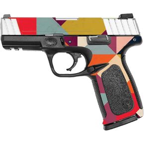 MightySkins Skin Compatible with Smith & Wesson SD VE Series - Bright and Happy | Protective, Durable, and Unique Vinyl Decal wrap Cover | Easy to Apply, Remove, and Change Styles | Made in The USA