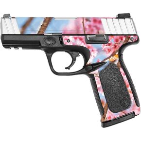 MightySkins Skin Compatible with Smith & Wesson SD VE Series - Cherry On Sky | Protective, Durable, and Unique Vinyl Decal wrap Cover | Easy to Apply and Change Styles | Made in The USA