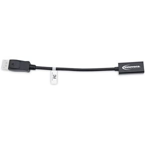 Innovera IVR30042 0.65 ft. DisplayPort-HDMI Adapter - Black