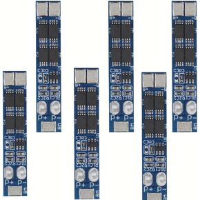 6Pcs 2 Strings of 7.4V 8.4V 18650 Lithium Battery Protection Board 8A Working Current 16A Current Limit