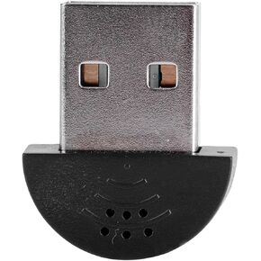 Mini USB Studio Vocal Microphone, HiFi Sound Recording Microphone Adapter for PC Computer, Powerful Noise Reduction for Mac Skype YouTube, Plug and Play Design (Black)