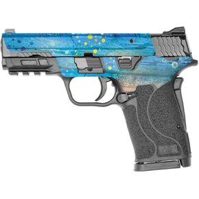 MightySkins Skin Compatible with Smith & Wesson M&P 9mm Shield EZ M2.0 - Tropical Resort | Protective, Durable, and Unique Vinyl Decal wrap Cover | Easy to Apply | Made in The USA