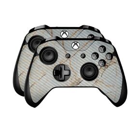 Glossy Glitter Skin Compatible with Microsoft Xbox One Controller (2 Pack) - Vivid Fog - Premium 3M Vinyl Protective Wrap Decal Cover - Easy to Apply | Crafted in The USA by MightySkins