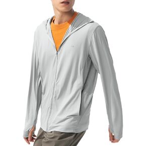 BENEUNDER Men's UPF 50+ Sun Protection Lightweight Hoodie Jacket Long Sleeve Active Sun Shirts for Outdoor Hiking Workout