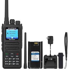 BAOFENG DM-1701A Digital Two Way Radio DMR Analog Walkie Talkie GD-77 Dual Band 5W Long Range Amateur Radio Upgrade Appearance