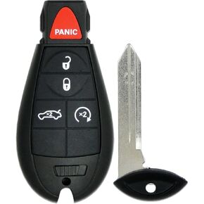 Key Fob Replacement Fits for Dodge Dart 2013 2014 2015 2016 Car Keyless Entry Remote Control M3N32297100, 5 Btn