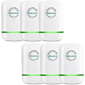 Energy Saver Device,Esaver watt Electricity Saving Device Save Electricity Saving Box Electric Saver Device US Plug 90V-250V 30KW 6 Pack