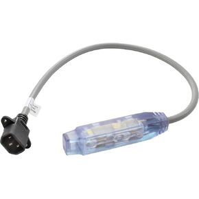 AC WORKS [C14B515-018 IEC C14/ Sheet E IT Plug to Bar Style Household Power Strip Tri-Outlet