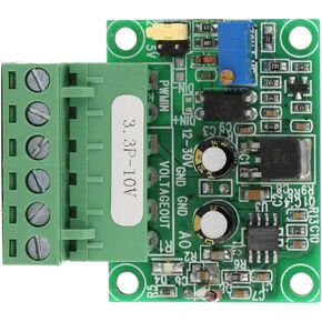 Jadeshay 3.3V PWM to 0-10V Voltage Converter Module, D/A Digital to Analog Signal Conversion Industrial Grade, PLC Compatible