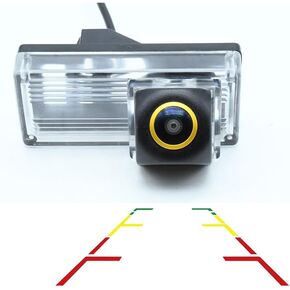 Vlicevrn HD Golden Fisheye Vehicle Car Rear View Camera Fixed Parking Line Night Vision Backup Parking Camera for Toyota REIZ 4D MK1 / Mark X 4D MK1 / Prius/Land Cruiser LC100 LC120 LC200/Prado