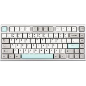 Shortcut Studio Bridge75 75% Aluminum Mechanical Gaming Keyboard, Hot-Swappable Custom Keyboard, Type-C Wired/2.4GHz/Bluetooth Wireless with VIA Programmable for Win/Mac/Gaming (Silver)