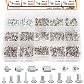 mankk 500PCS M.2 SSD Screw Kit M.2 Screw SSD Mounting Screws and 502PCS Computer Screws