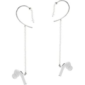 Earbud Earrings Applicable Airpod Earring Holder Pearl Hook Earrings for Airpods Ear Holder Clips