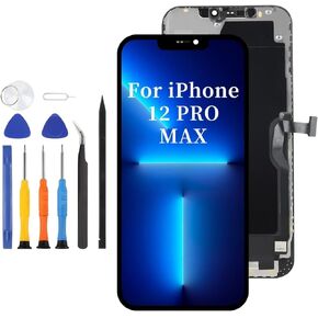 for iPhone 13 Pro Max Screen Replacement, for iPhone 13 Pro Max LCD Display, Screen Digitizer Touch Assembly Replacement Repair A2484 A2643 A2641 A2644 A2645 Original Size 6.7 inches (13PRO MAX)