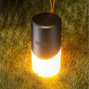 مكبر صوت بلوتوث محمول مع مصابيح ديناميكية LED ، وظائف Muleit لتكون صوت استريو Light Light HD ، وقت اللعب على مدار 24 ساعة ، مكبر صوت لاسلكي محمول للمنزل/الحفلة/الداخلية/الخارجية/الشاطئ