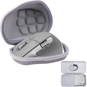 Aenllosi with Hard Case for Logitech MX Master 3 Mouse and Logitech MX Keys Mini Illuminated Keyboard