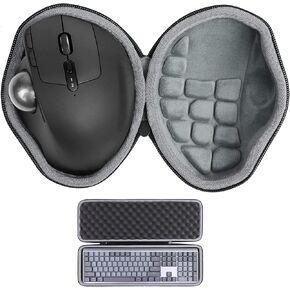 Hard Case for Logitech MX Ergo Mouse + Mechanical Keyboard