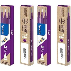 Pilot Blue Frixion Pro Erasable Rollerball Pen Refills [Pack of 3]