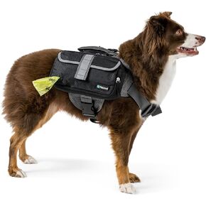 PetAmi Dog Backpack for Medium & Large Dogs, Saddle Bag for Dogs to Wear for Hiking, Pet Backpack Harness Dog Pack with Reflective Side Pockets for Walking Running