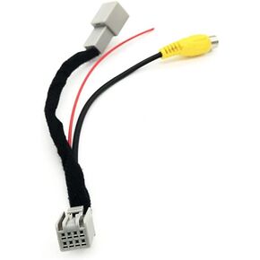 8 Pin Car Rear View Backup Reverse Camera Adapter RCA Cable for Mitsubishi Outlander ASX GF GG ZJ 2013-2020 Original Factory Screen Video Input