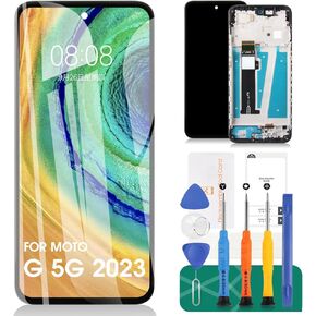 للحصول على Moto G 5G 2023 استبدال الشاشة لـ Moto G 5G XT2313 2023 إصلاح شاشة LCD لـ Motorola Moto G 5G 2023 Provizer Assembly Assembly مع الإطار XT2313-6 XT2313-4 أسود